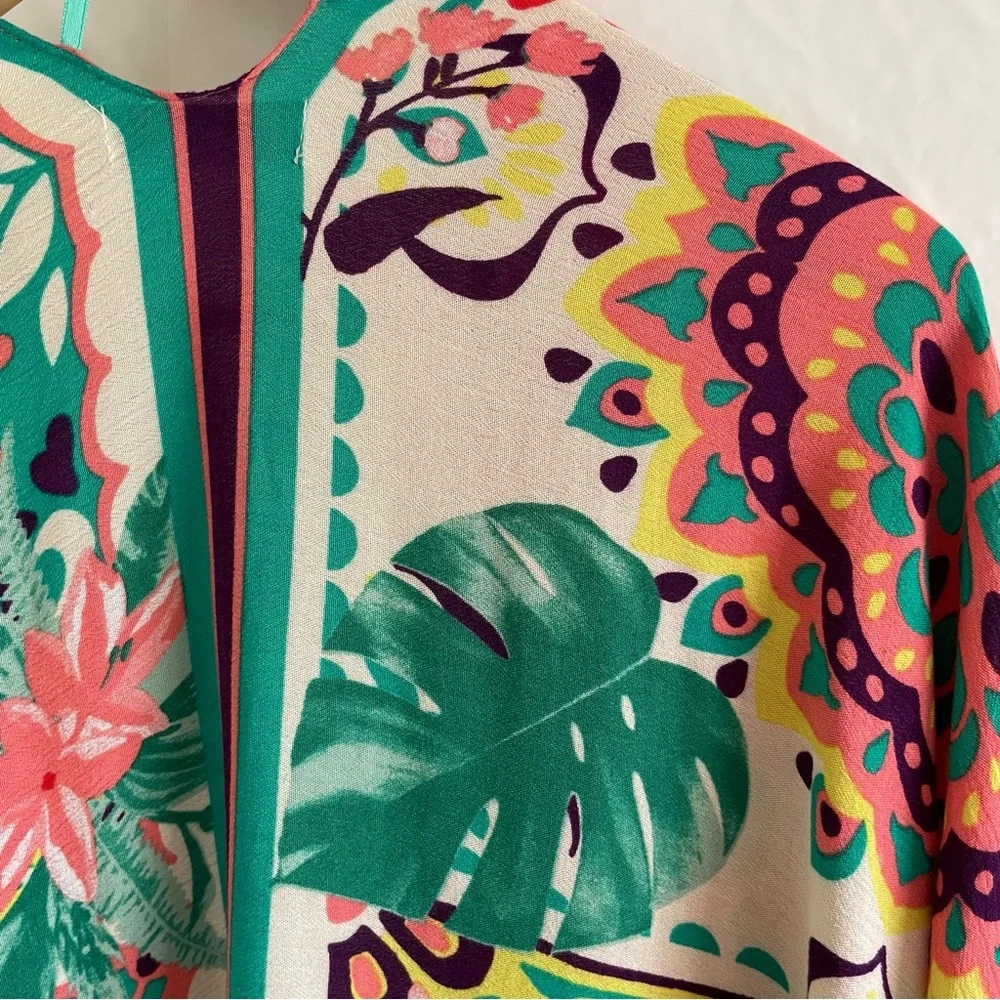 Nine West Floral Kimono OS
